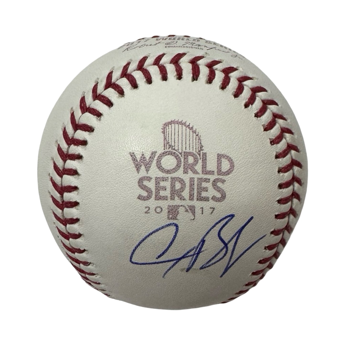 Alex Bregman Autographed Houston Astros 2017 Houston Astros OMLB JSA