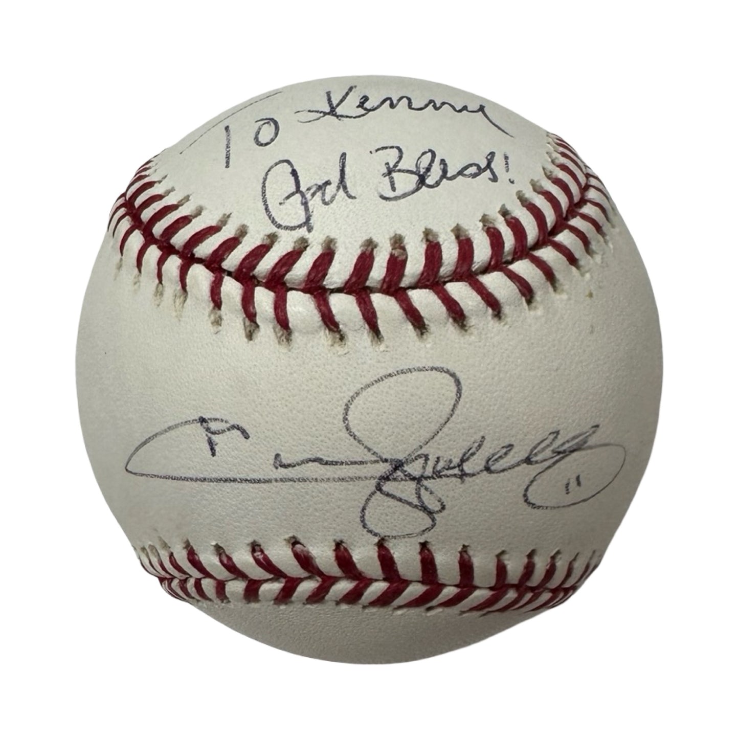 Jimmy Rollins Autographed Philadelphia Phillies OMLB JSA