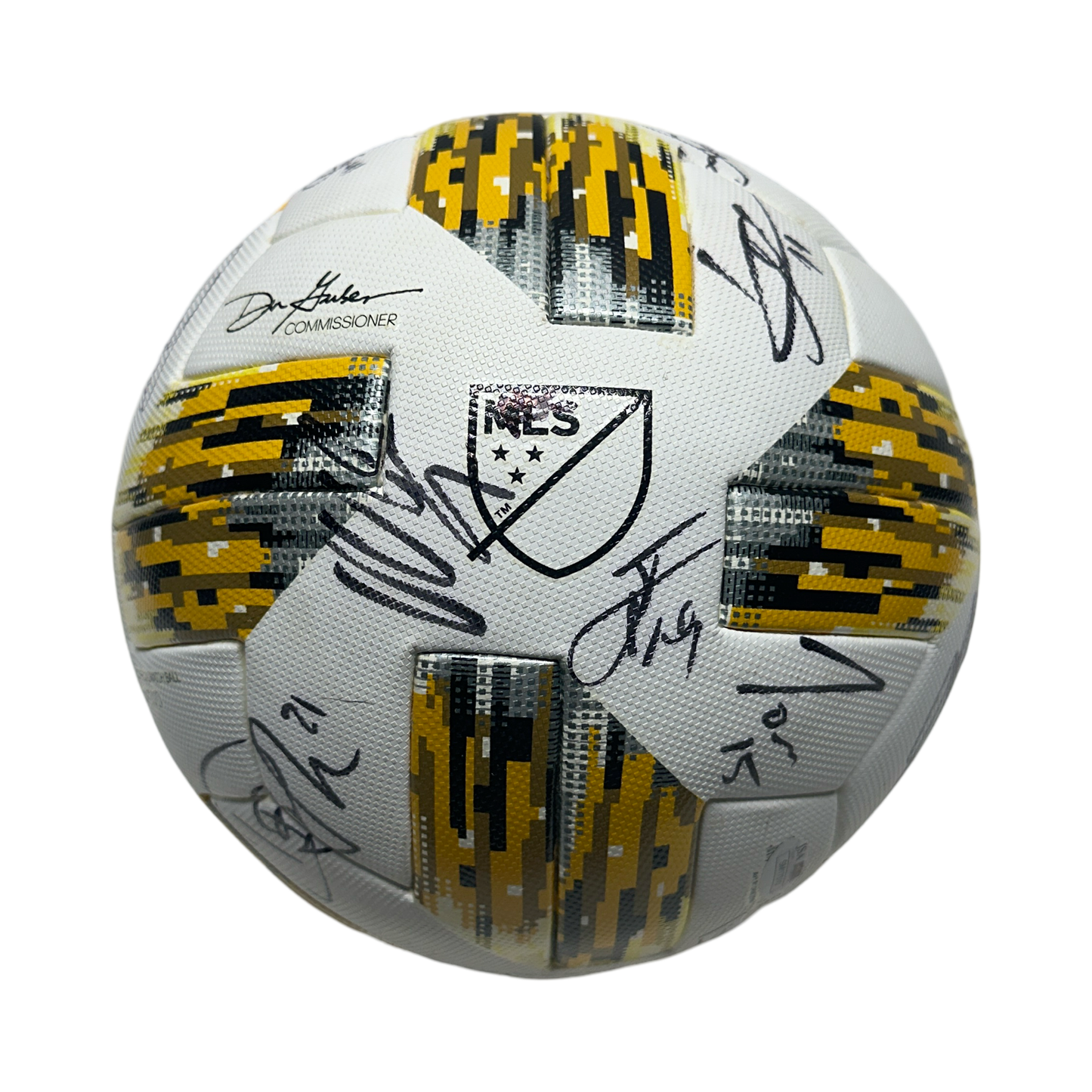 2018 New York City FC Team Autographed Game Used MLS Adidas FIFA Soccer Ball JSA Fanatics