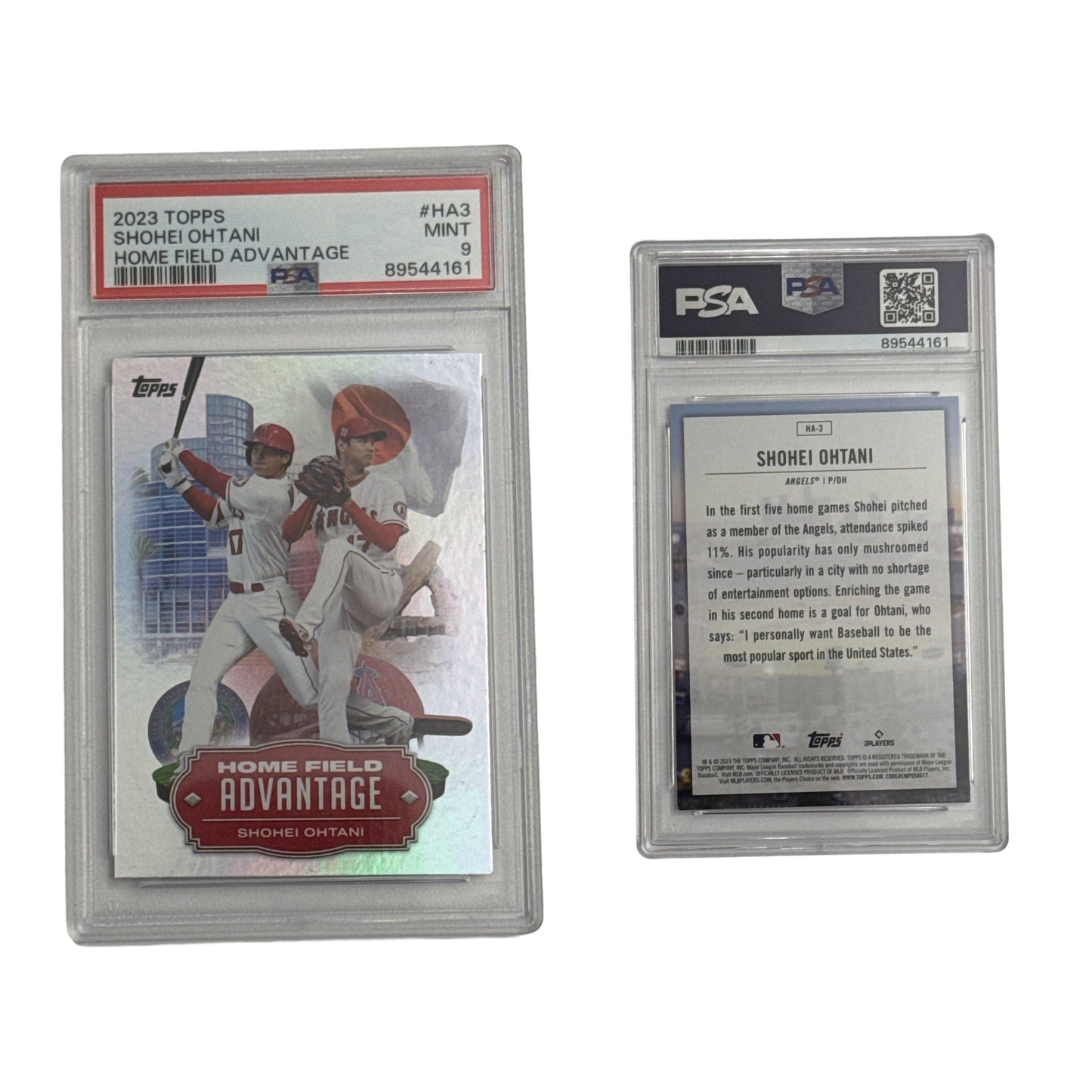 2023 Shohei Ohtani Topps Homefield Advantage #HA3 PSA MINT 9