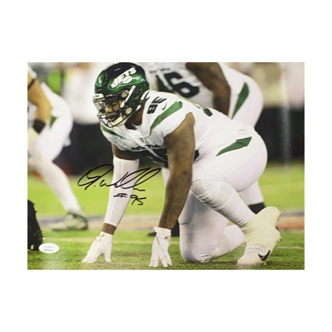 Quinnen Williams Autographed New York Jets 11x14 JSA