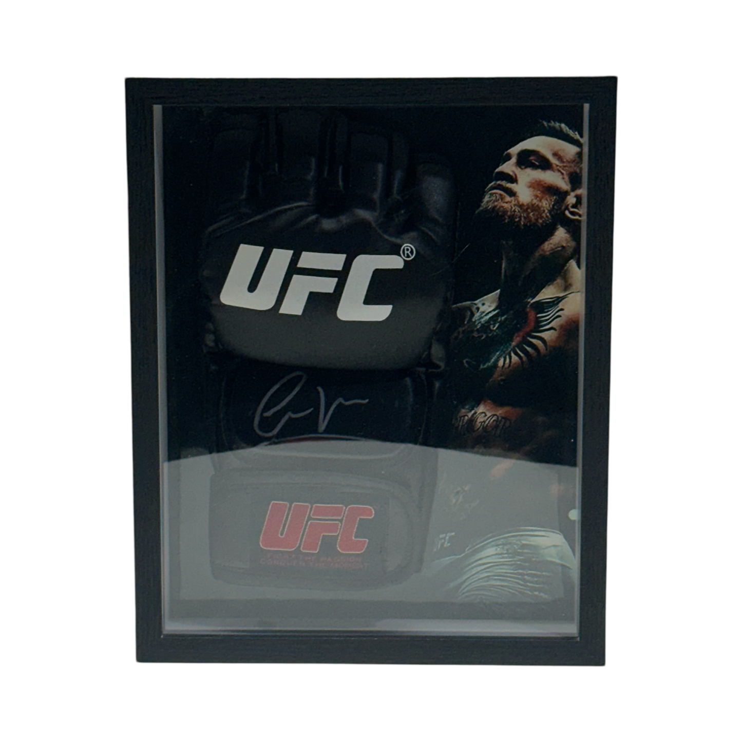 Connor McGregor Autographed UFC MMA Glove Shadow Boxed Beckett