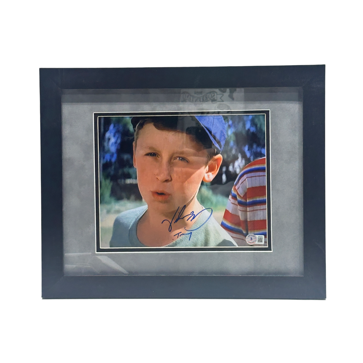 Shane Obedzinski Autographed Tommy The Sandlot 8x10 Beckett - Framed