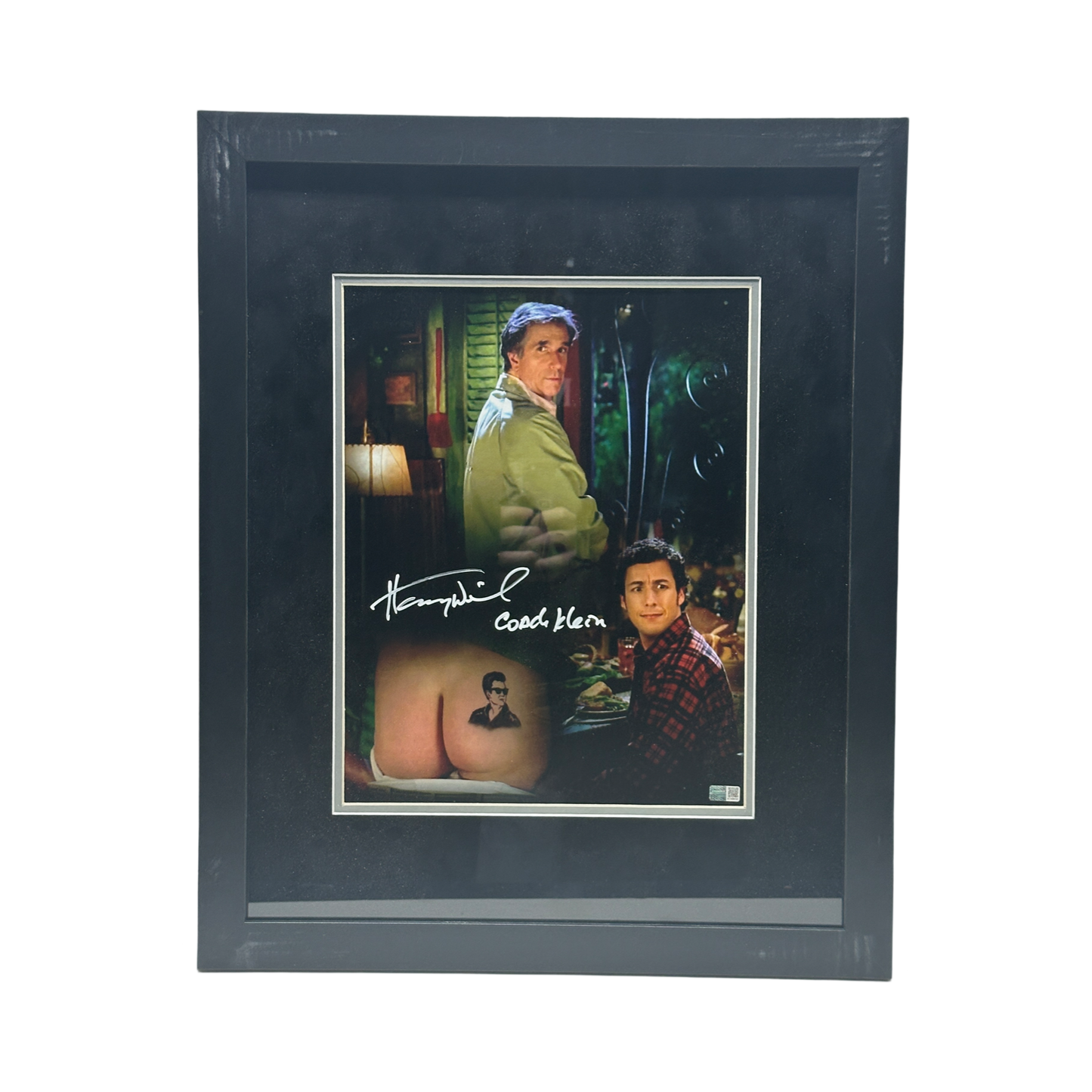 Henry Winkler Autographed Coach Klein Mama Don't Know 11x14 Photo Coach Klein Steiner CX - Framed