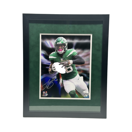 Leveon Bell Autographed New York Jets Spotlight 11x14 JSA - Framed