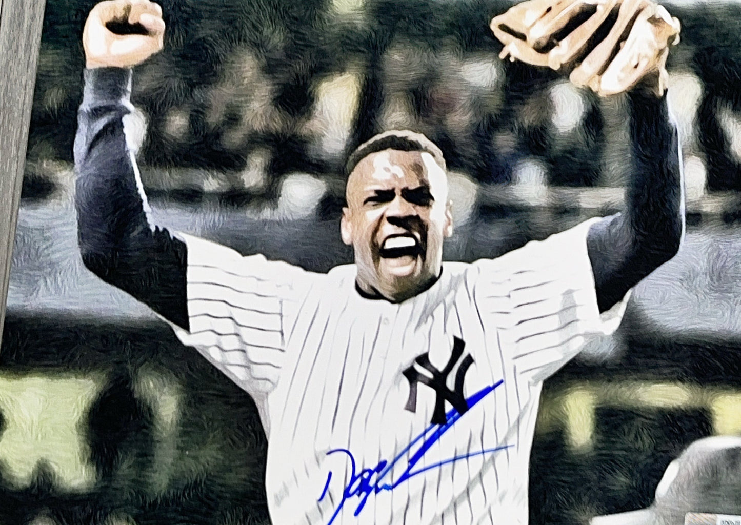 Doc Gooden Autographed New York Yankees No Hitter Edit Color 8x10 Steiner CX - Unframed