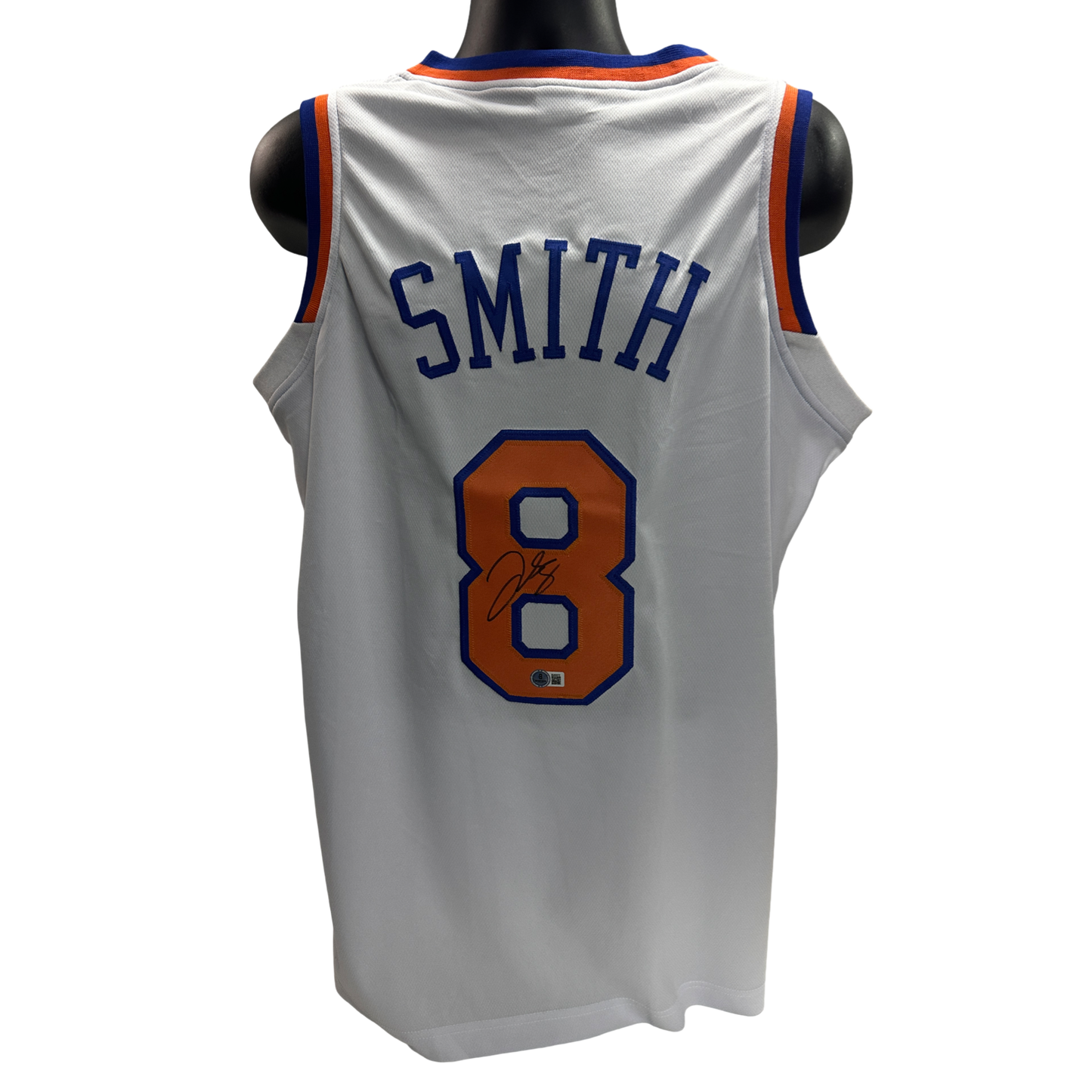 JR Smith Autographed New York Knicks White Jersey Beckett