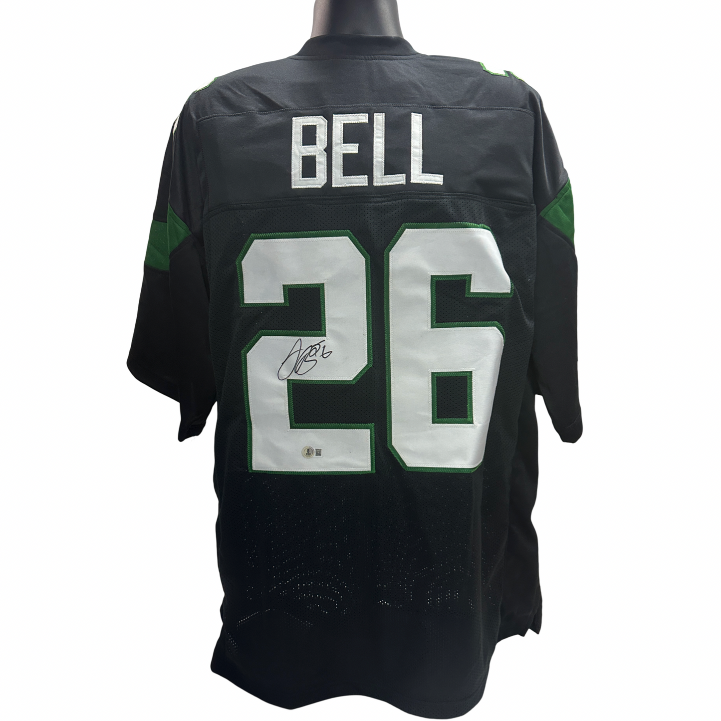 Leveon Bell Autographed New York Jets Black Jersey Beckett