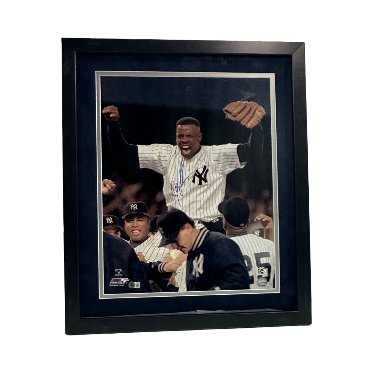 Doc Gooden Framed Autographed New York Yankees No Hitter On Shoulders 16x20 Beckett