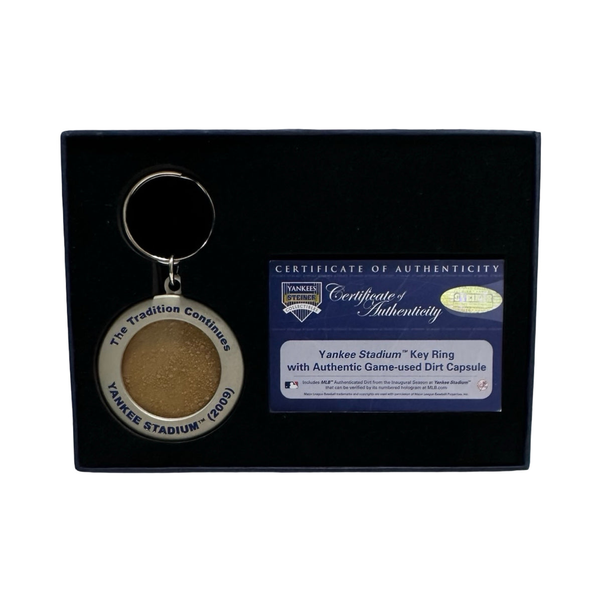 Yankee Stadium 2009 Collectible Key Chain Dirt