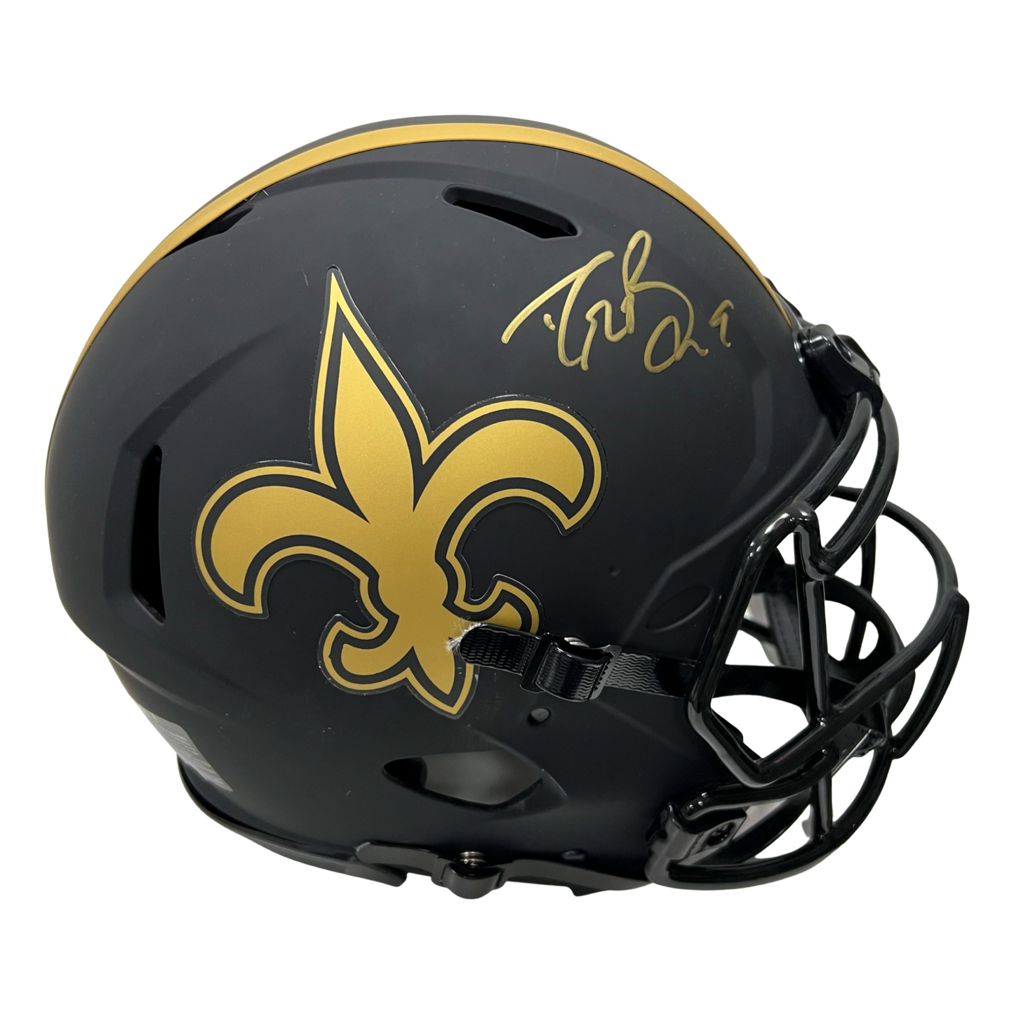 Drew Brees Autographed New Orleans Saints Eclipse Authentic Helmet Beckett