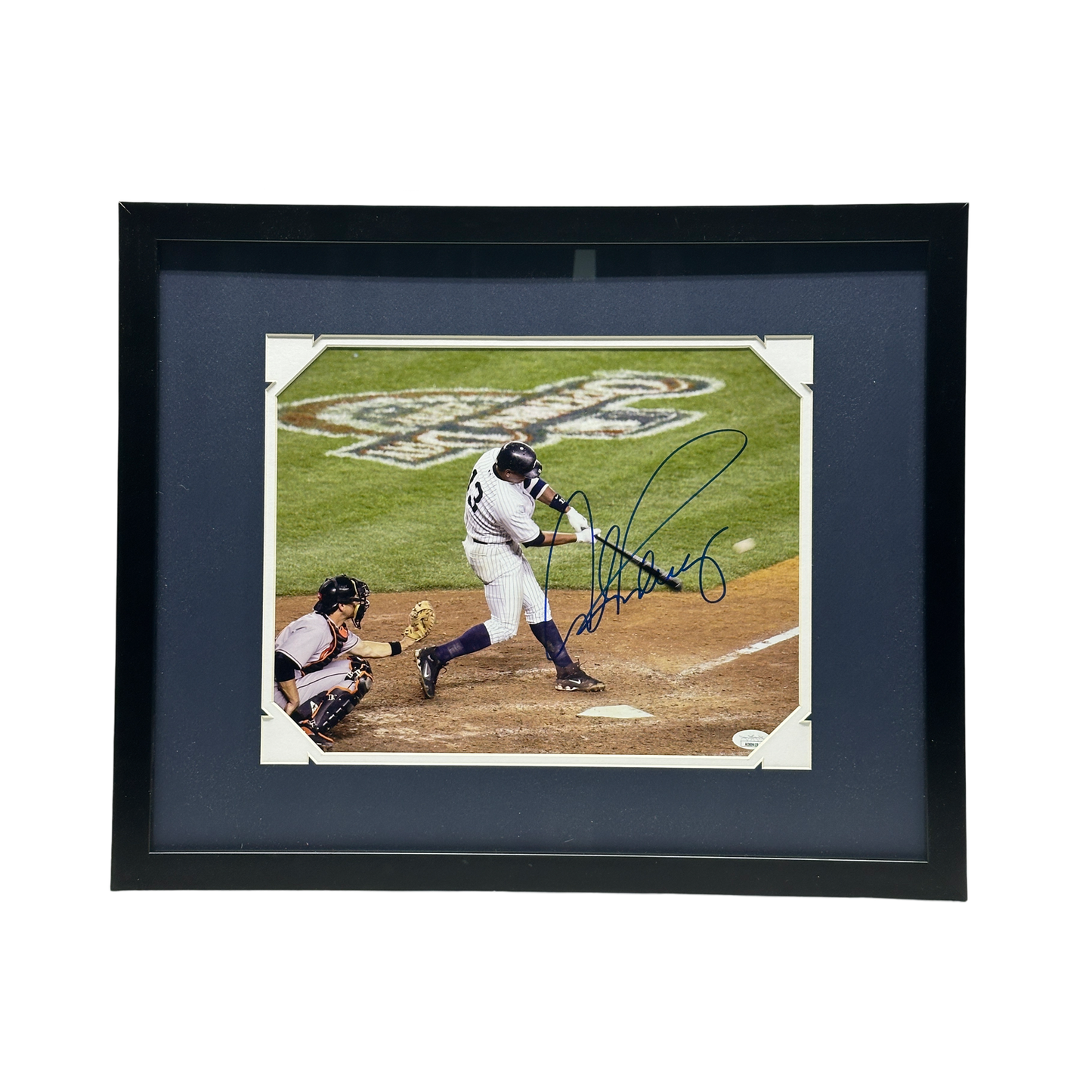 Alex Rodriguez Autographed New York Yankees Swing 11x14 JSA - Framed