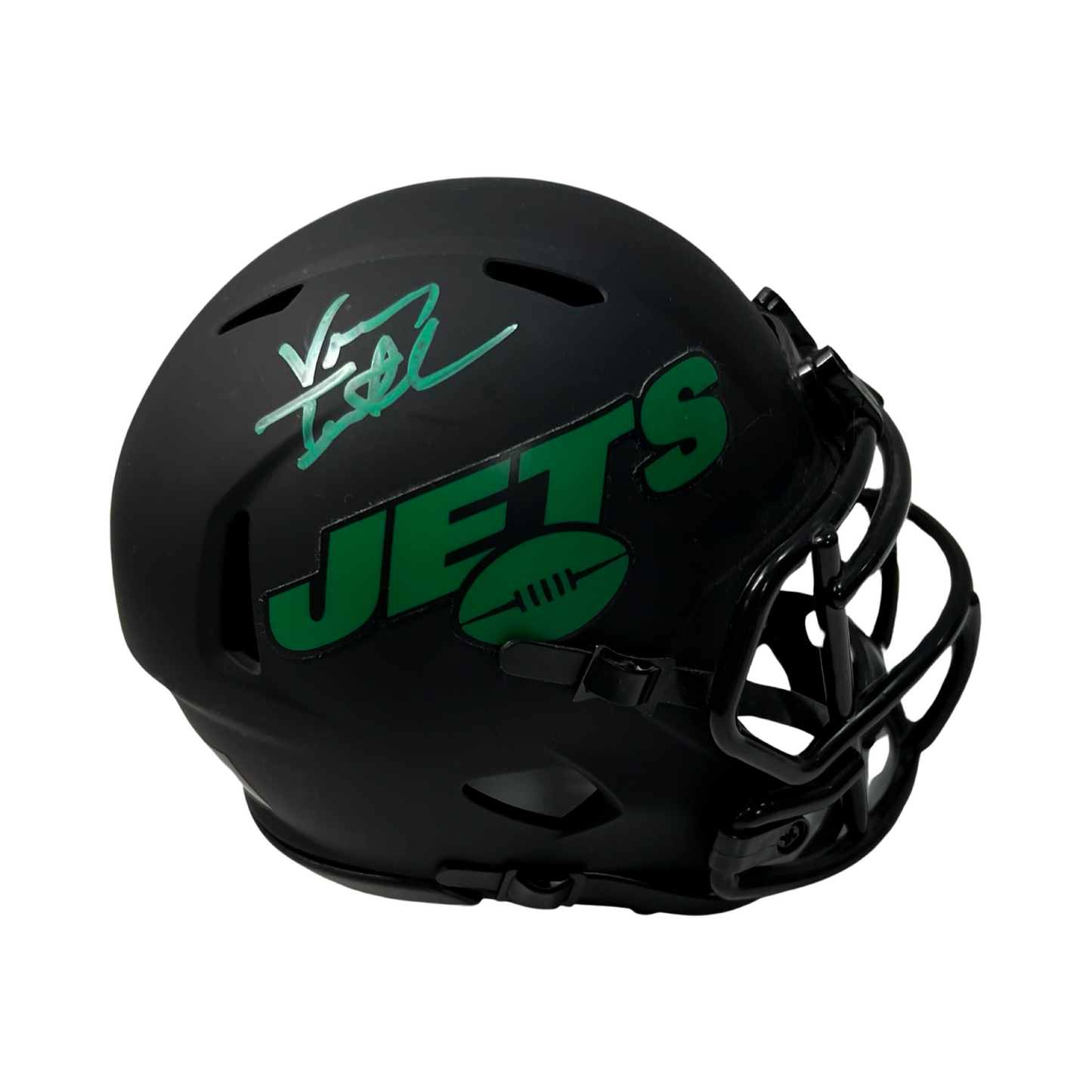Vinny Testaverde Autographed New York Jets Eclipse Mini Helmet JSA