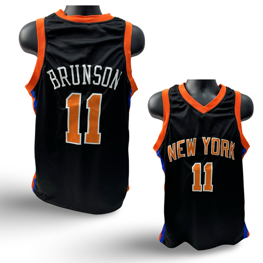Jalen Brunson Unsigned New York Knicks Black City Edition Jersey