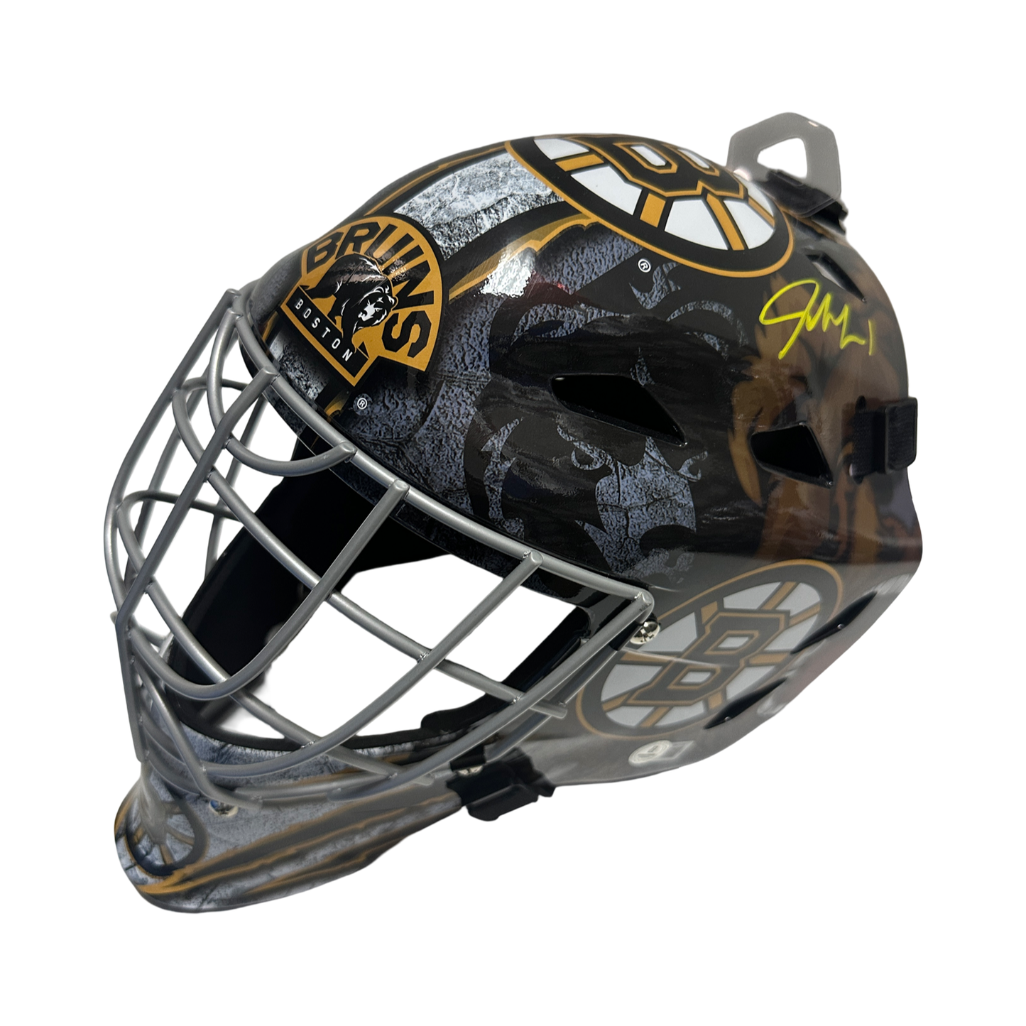 Jeremy Swayman Autographed Boston Bruins Full Size Mask Beckett