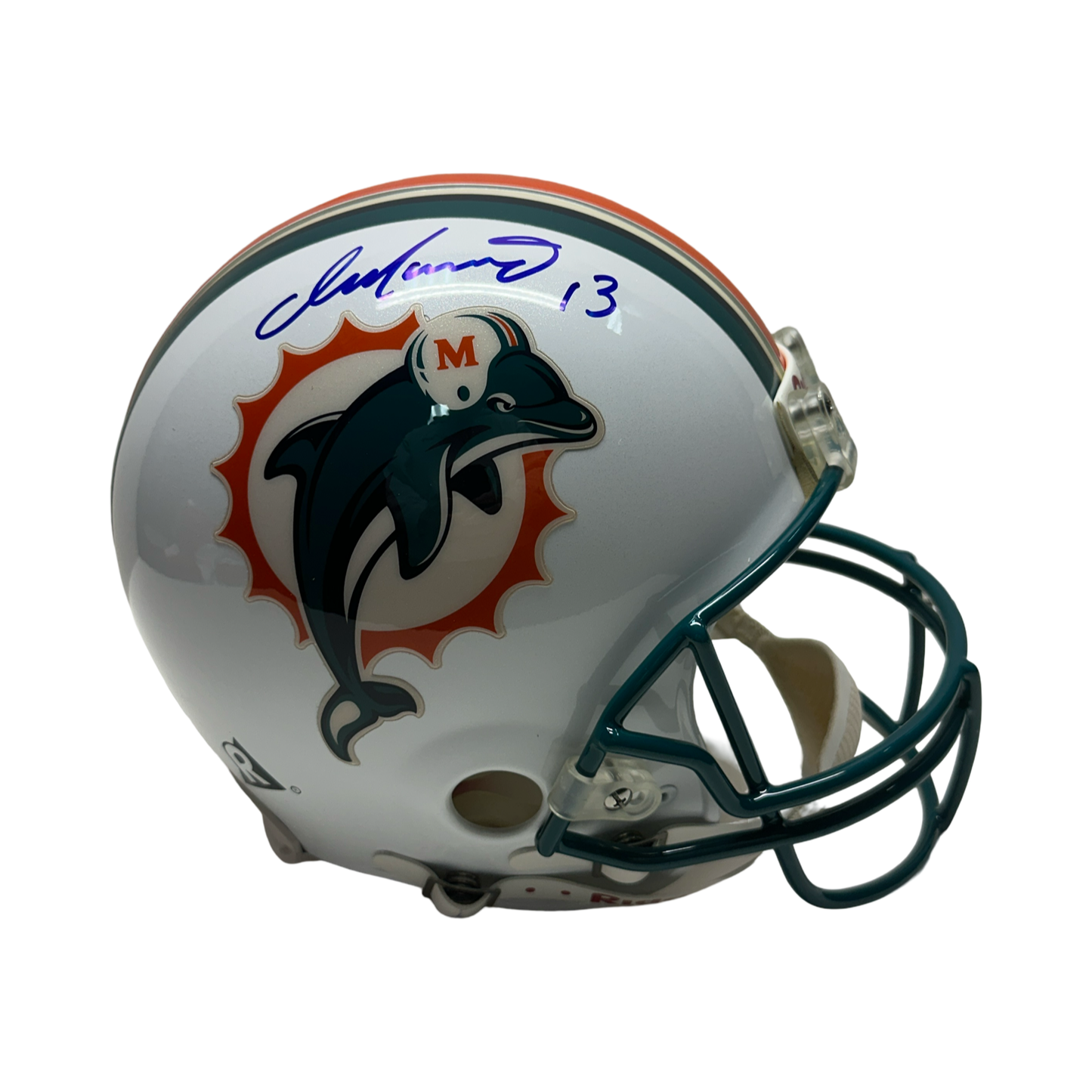 Dan Marino Autographed Miami Dolphins Ridell Authentic Helmet Beckett