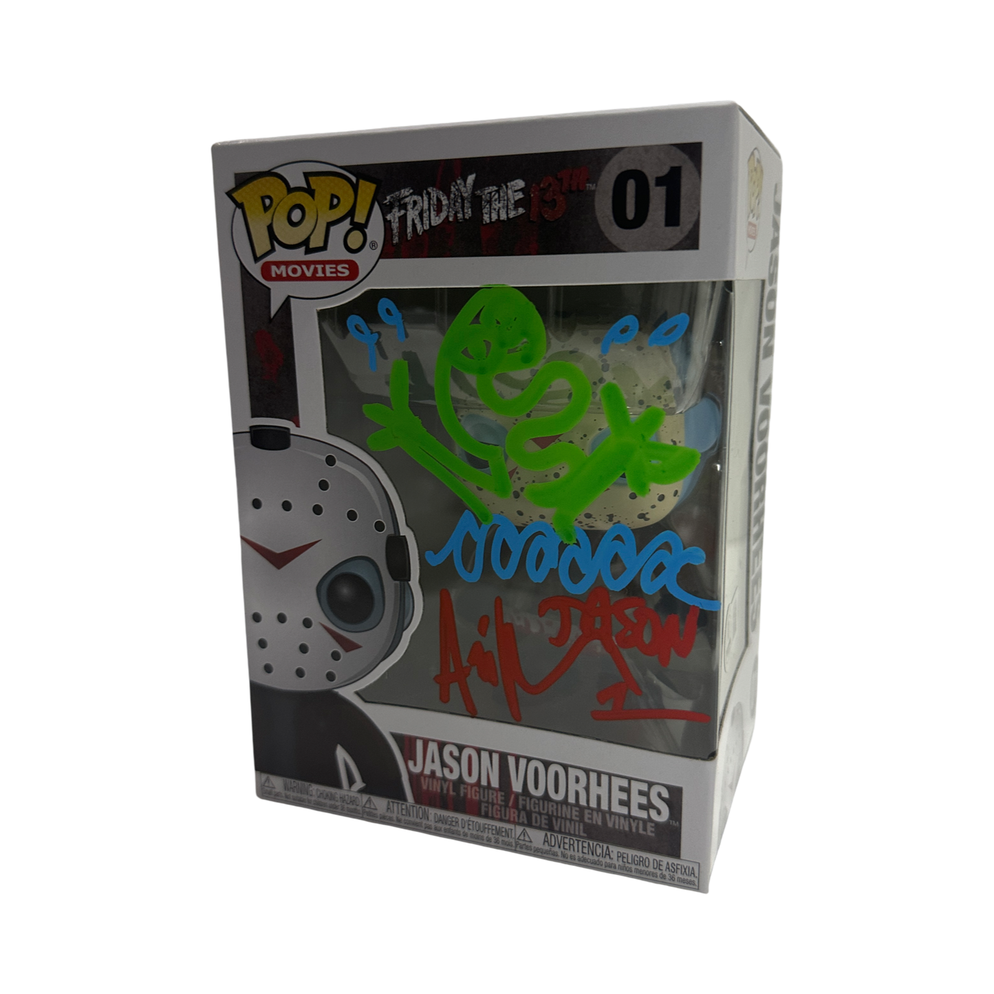 Ari Lehman Autographed Friday The 13th Boy In The Lake Drawing "Jason 1" Inscribed Jason Voorhees Funko Pop Beckett
