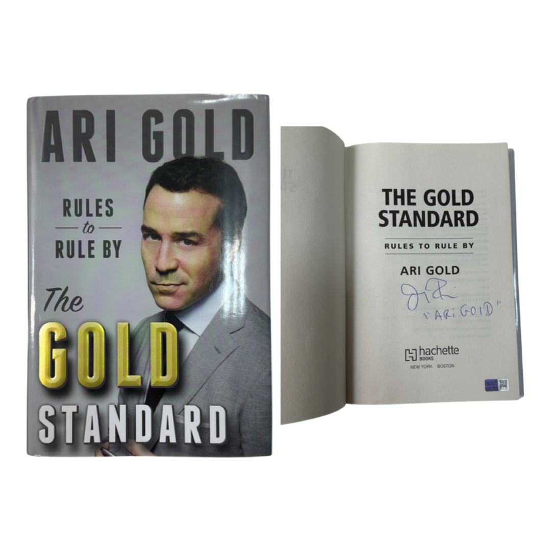 Ari Gold Autographed Rules To Rule By The Gold Standard Book Steiner CX