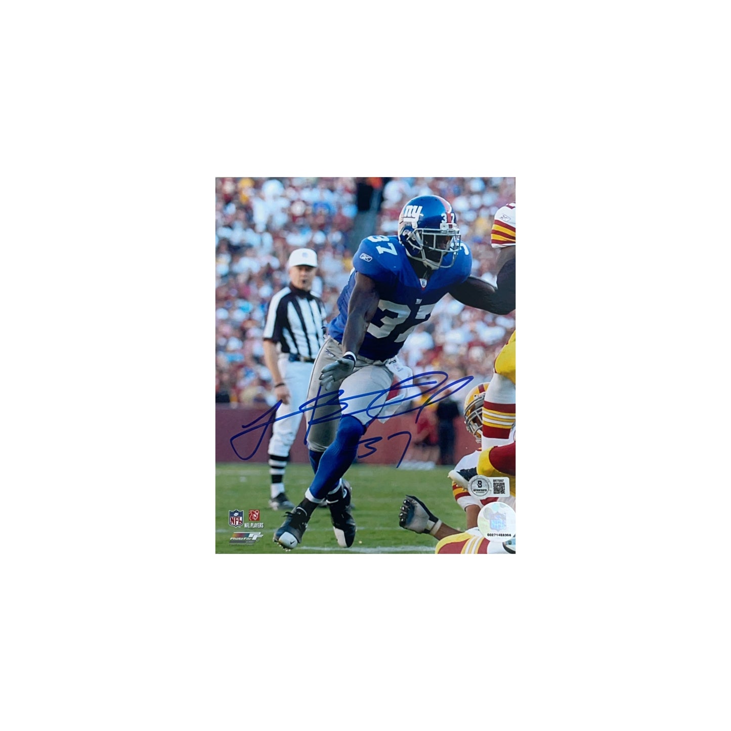 James Butler Autographed New York Giants 8x10 Beckett