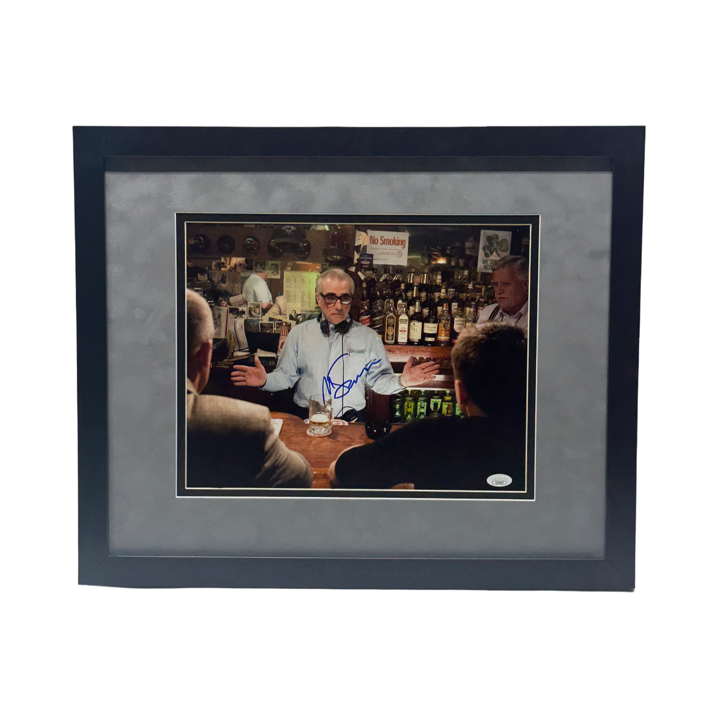 Martin Scorsese Autographed In Bar 11x14 JSA - Framed