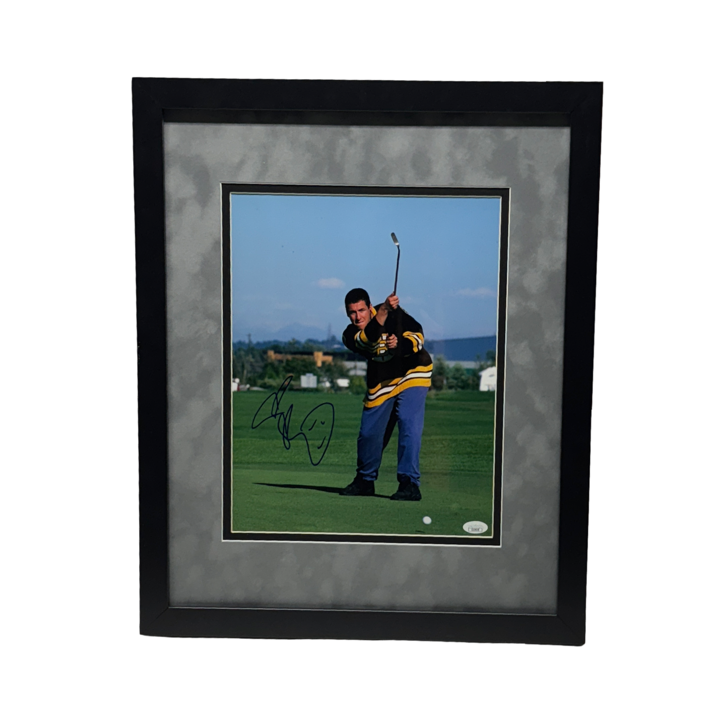 Adam Sandler Autographed Happy Gilmore Club Up 11x14 JSA - Framed