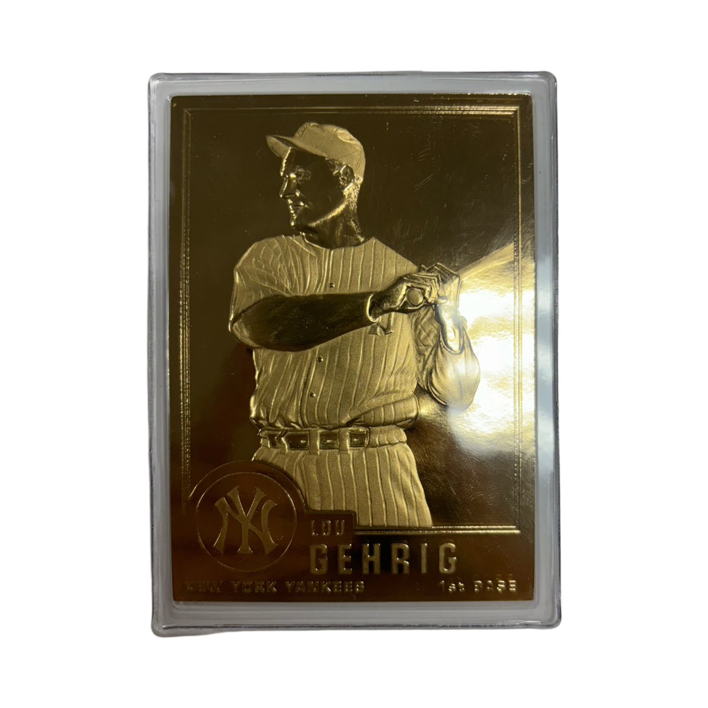 Lou Gehrig New York Yankees Danbury Mint 22k Gold #43