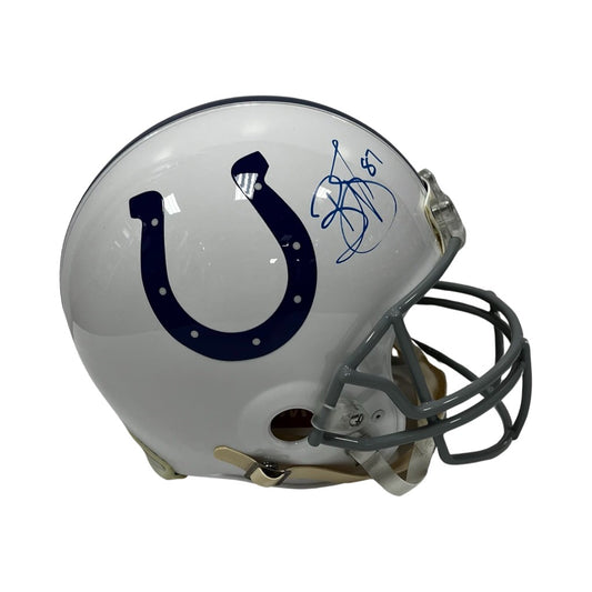 Reggie Wayne Autographed Indianapolis Colts Proline Authentic Helmet JSA