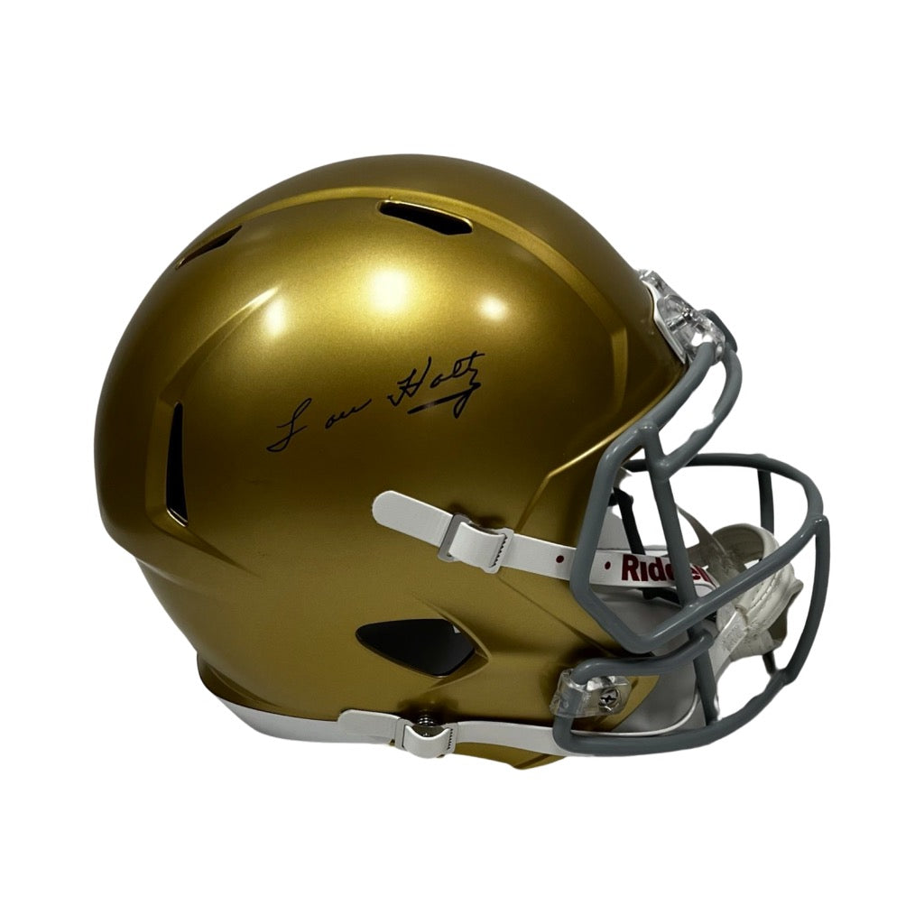 Lou Holtz Notre Dame Fighting Irish Speed Replica Helmet Steiner CX
