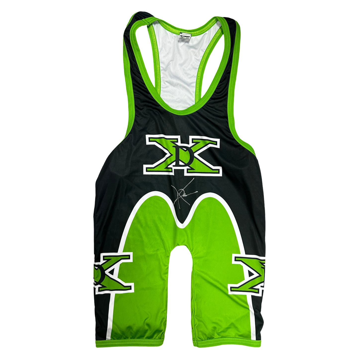 X-Pac Autographed WWE DX Green Singlet Beckett