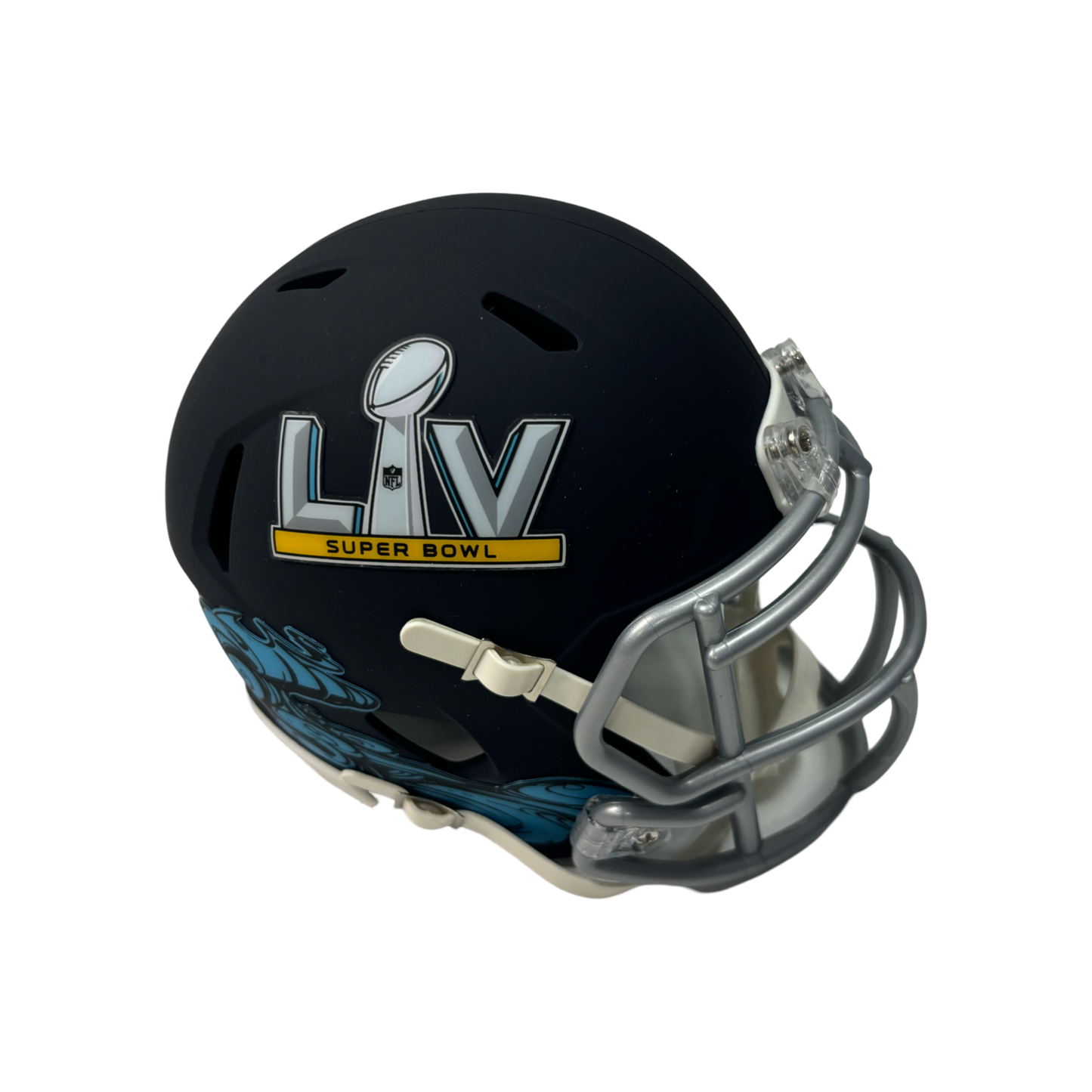 Super Bowl LV Tampa Bay Black Mini Helmet Unsigned