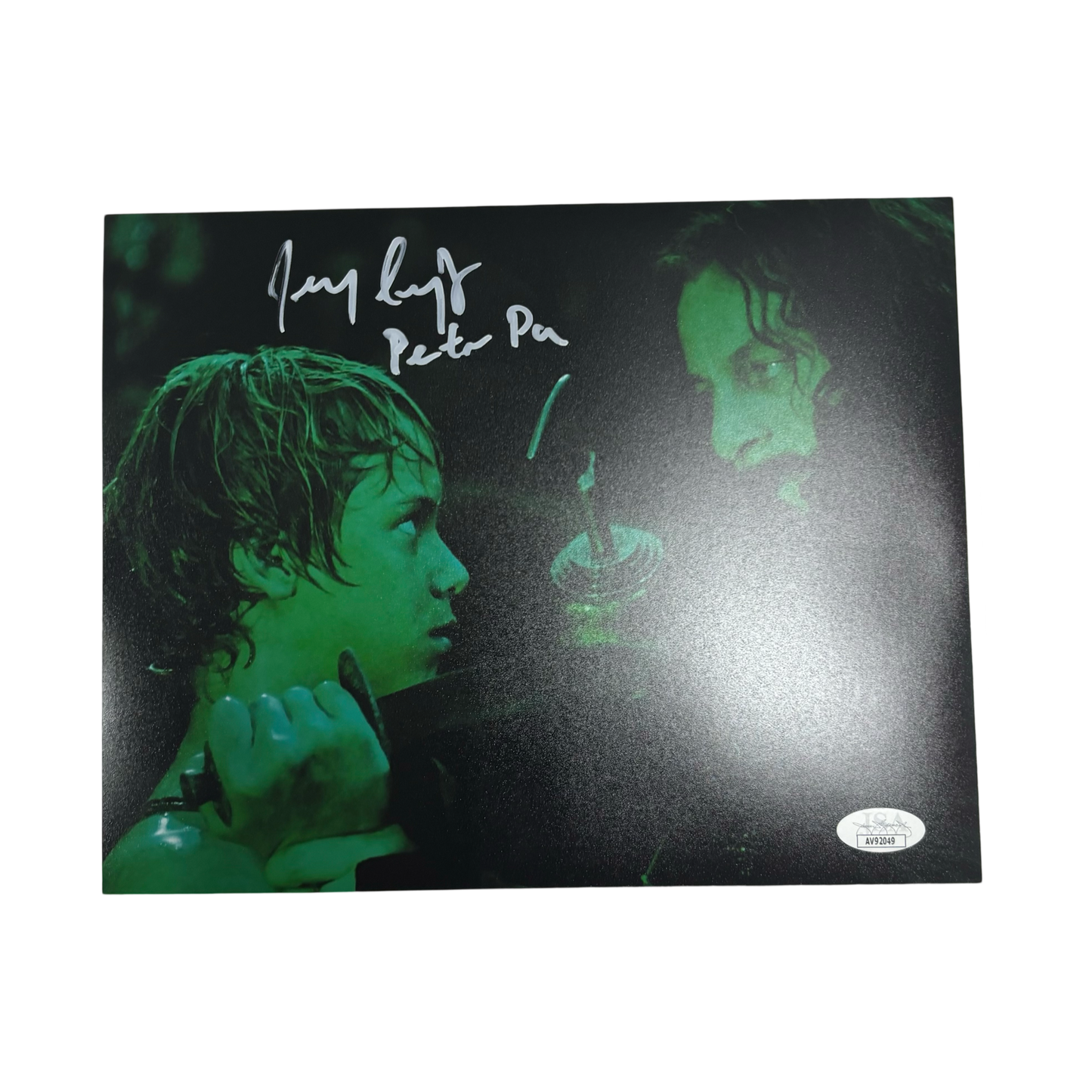 Jeremy Sumpter Autographed Peter Pan w/ Captain Hook 8x10 “Peter Pan” Inscription JSA