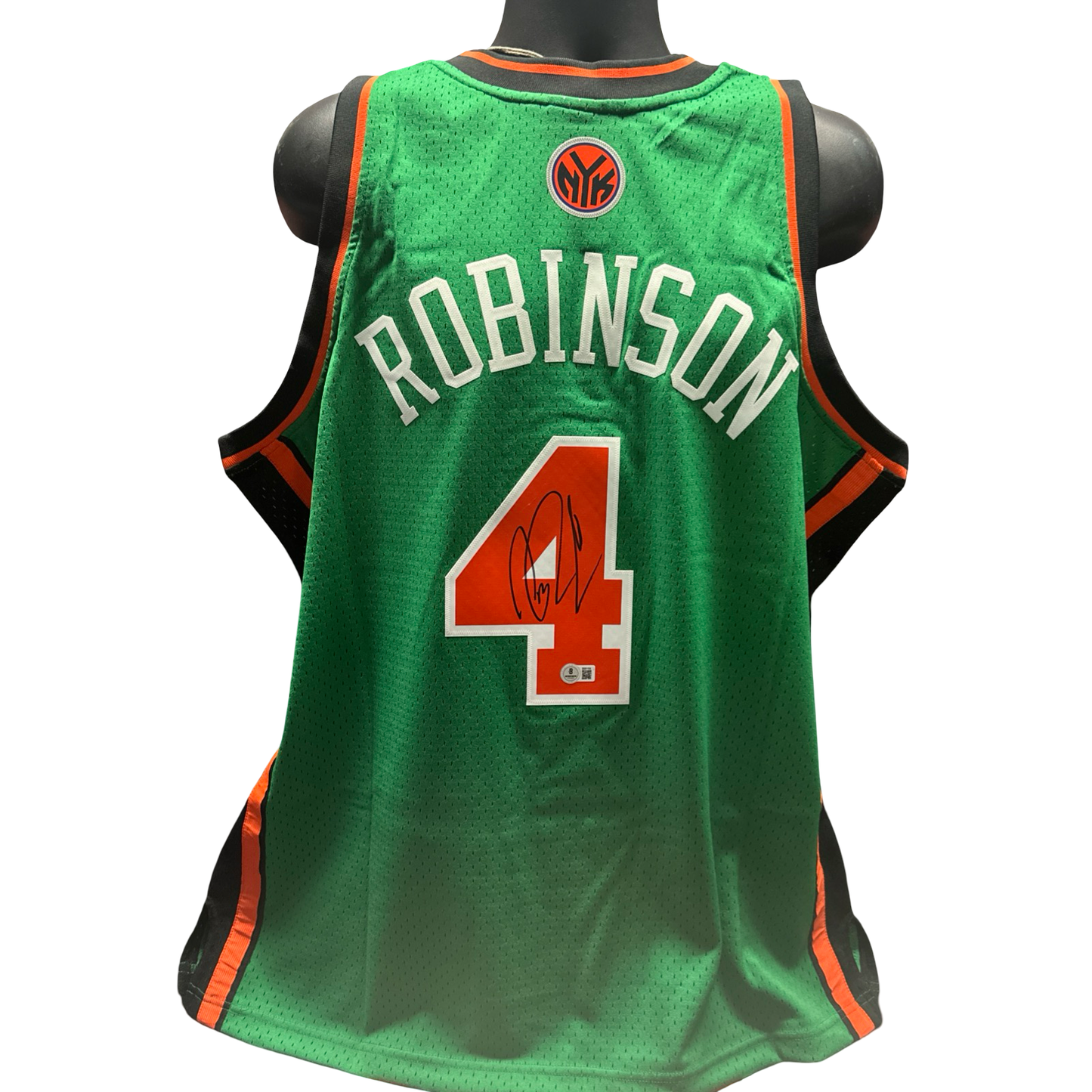 Nate Robinson Autographed New York Knicks 2006-07 Mitchell & Ness Swingman Green Jersey Beckett