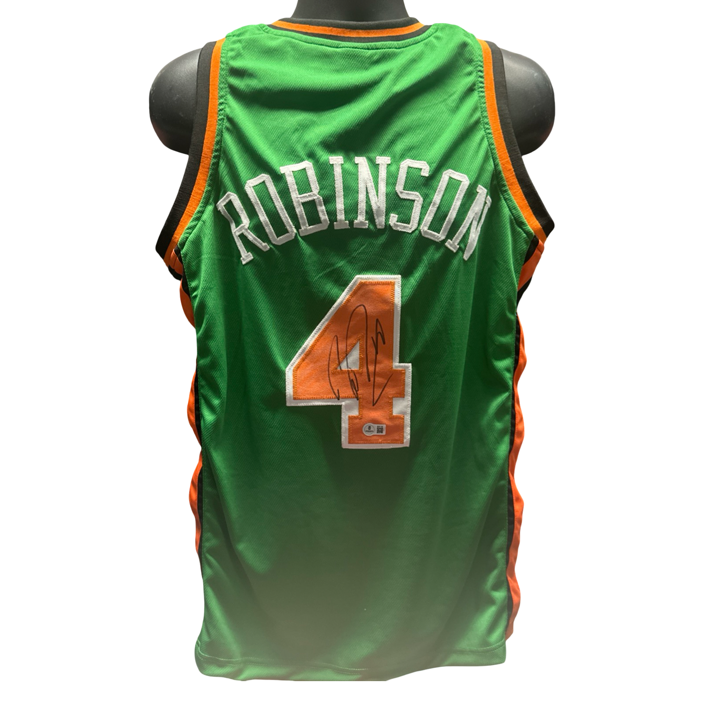 Nate Robinson Autographed New York Knicks Classic Green Jersey Beckett