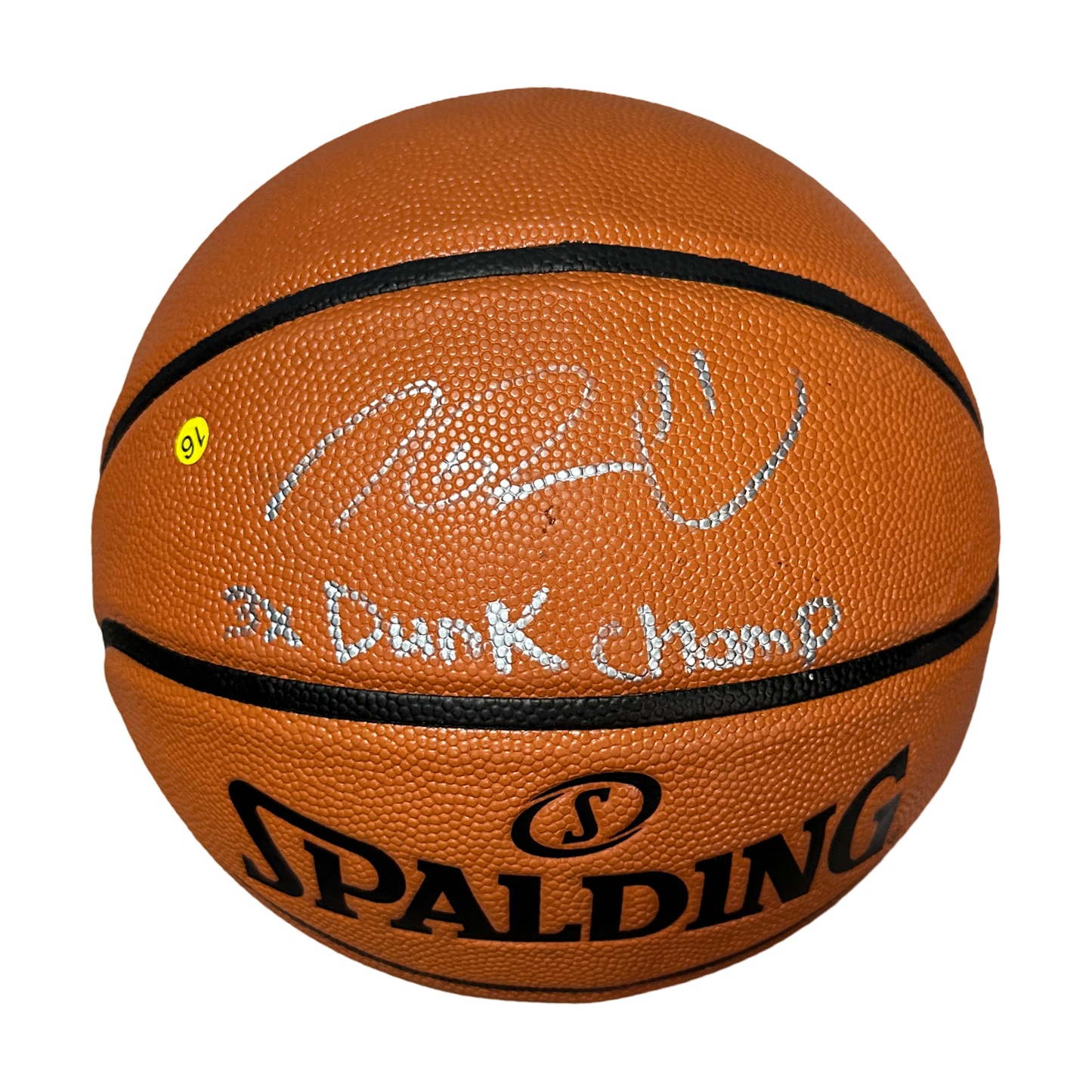 Nate Robinson Autographed New York Knicks "3x Dunk Champ" Inscribed Spalding Basketball Beckett
