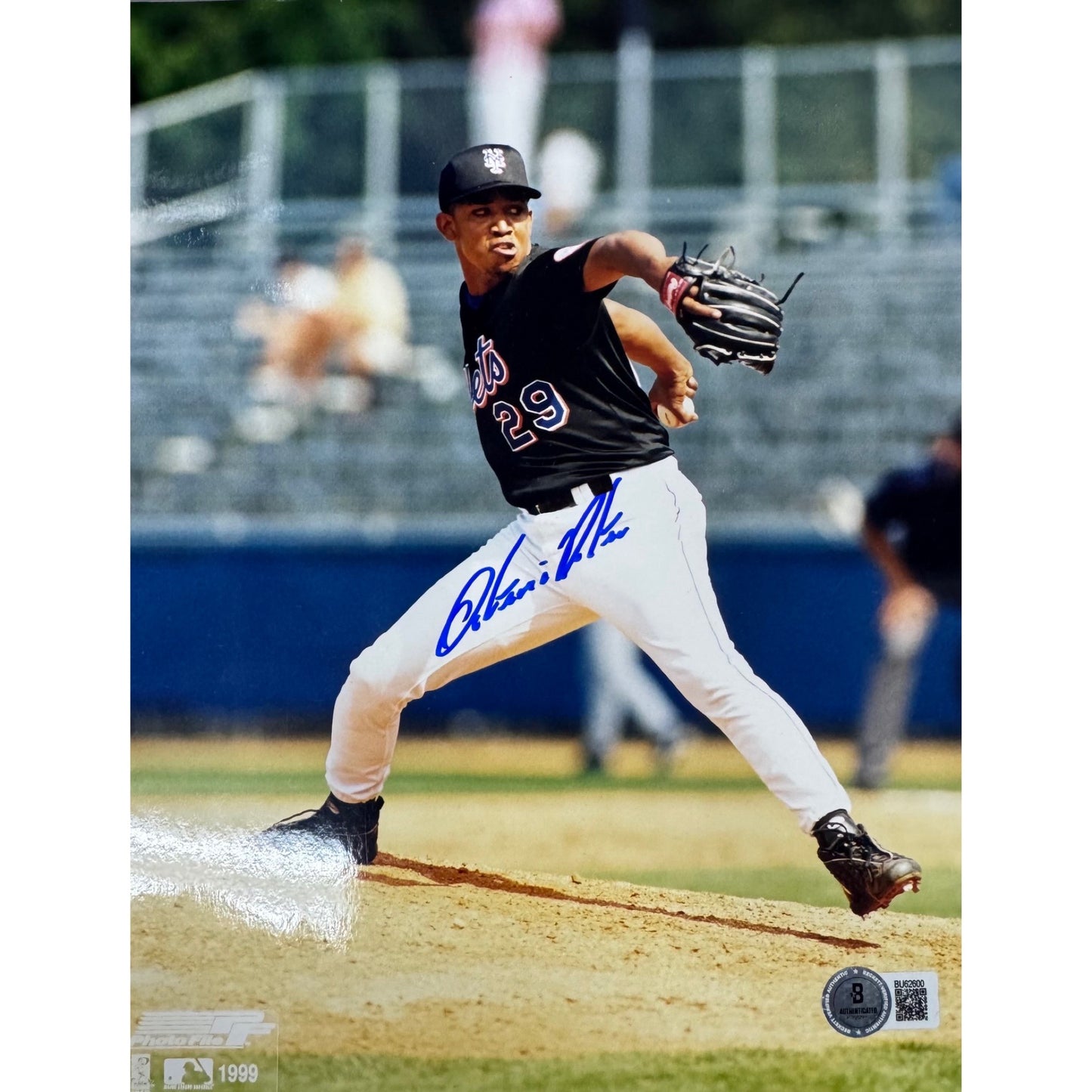 Octavio Dotel New York Mets Autographed 8x10 Beckett BAS