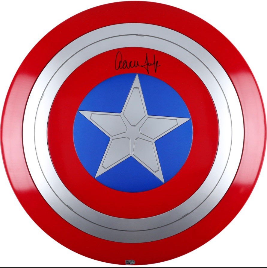 Aaron Judge Autographed New York Yankees Captain America Shield Fanatics