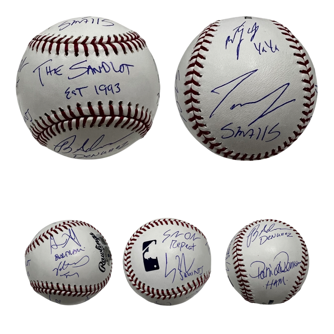 The Sandlot Cast Autographed OMLB Beckett