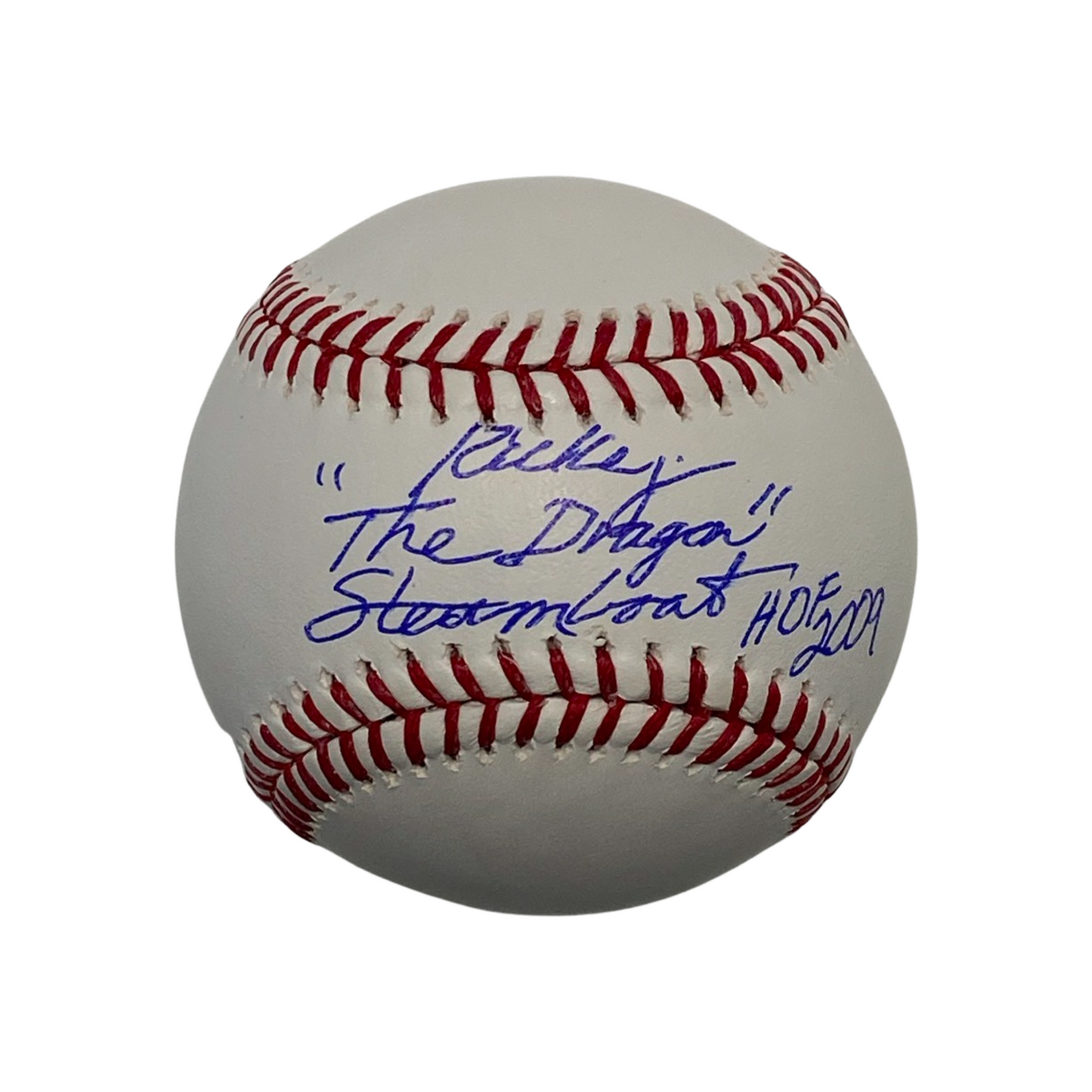 Ricky Steamboat Autographed OMLB “The Dragon, HOF 2009” Inscriptions JSA