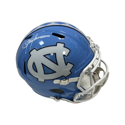 Lawrence Taylor Autographed North Carolina Tar Heels Replica Helmet Steiner CX