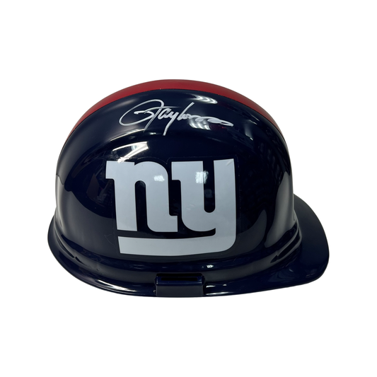 Lawrence Taylor Autographed New York Giants Construction Helmet Steiner CX