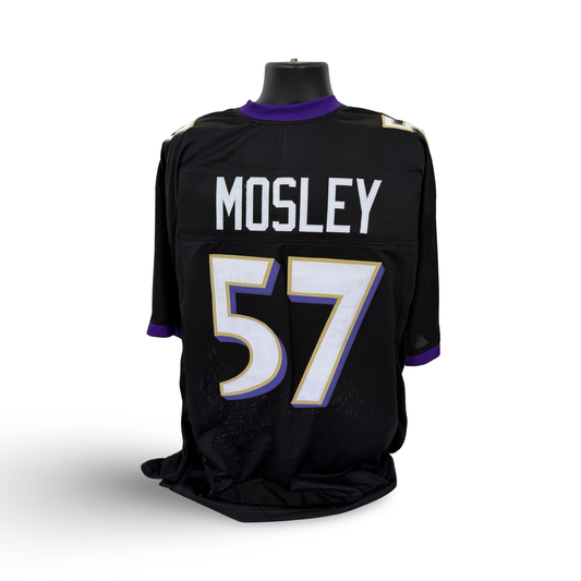 CJ Mosley Unsigned Baltimore Ravens Black Custom Jersey