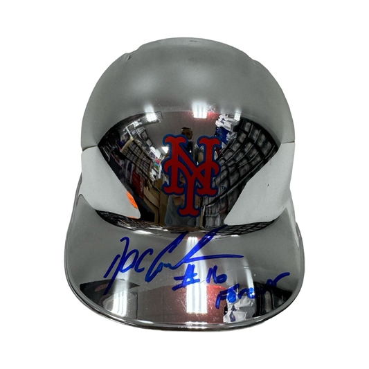 Doc Gooden Autographed New York Mets Chrome Mini Helmet “#16 Forever” Inscription Beckett