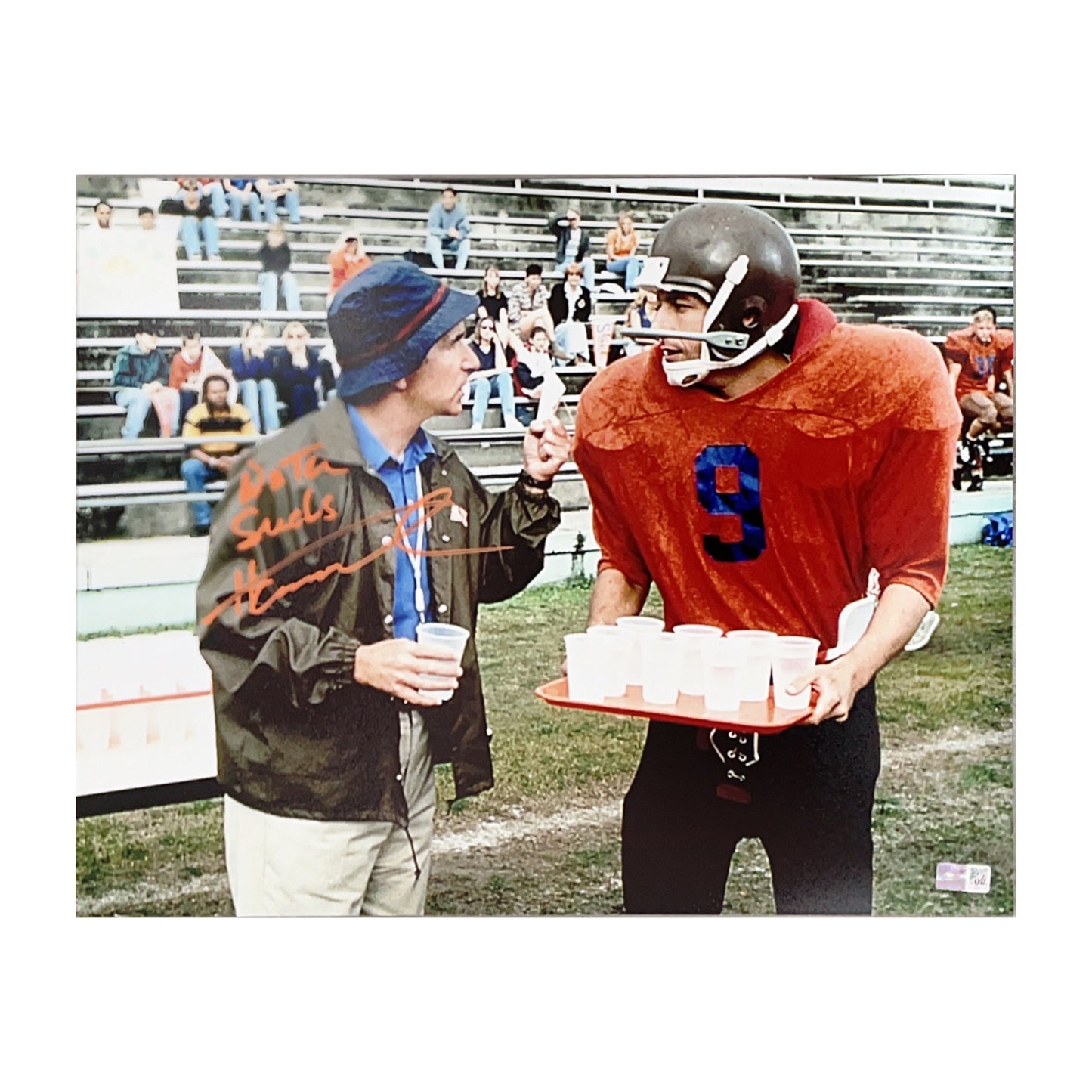 Henry Winkler Autographed Coach Klein With Bobby 11x14 Photo "Water Sucks" Steiner CX