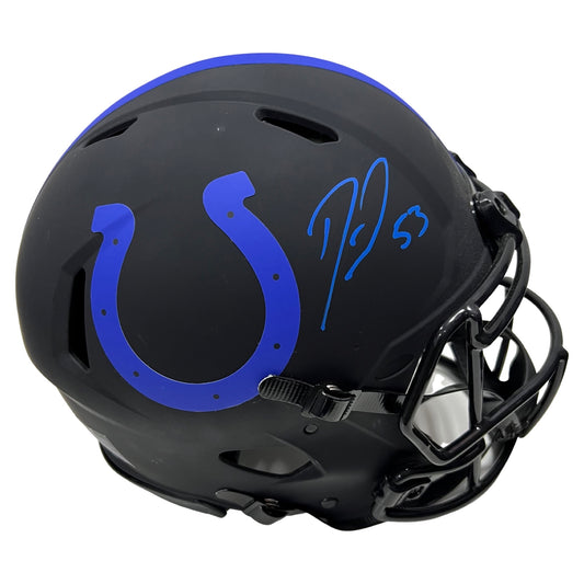 Darius Leonard Autographed Indianapolis Colts Eclipse Authentic Helmet JSA