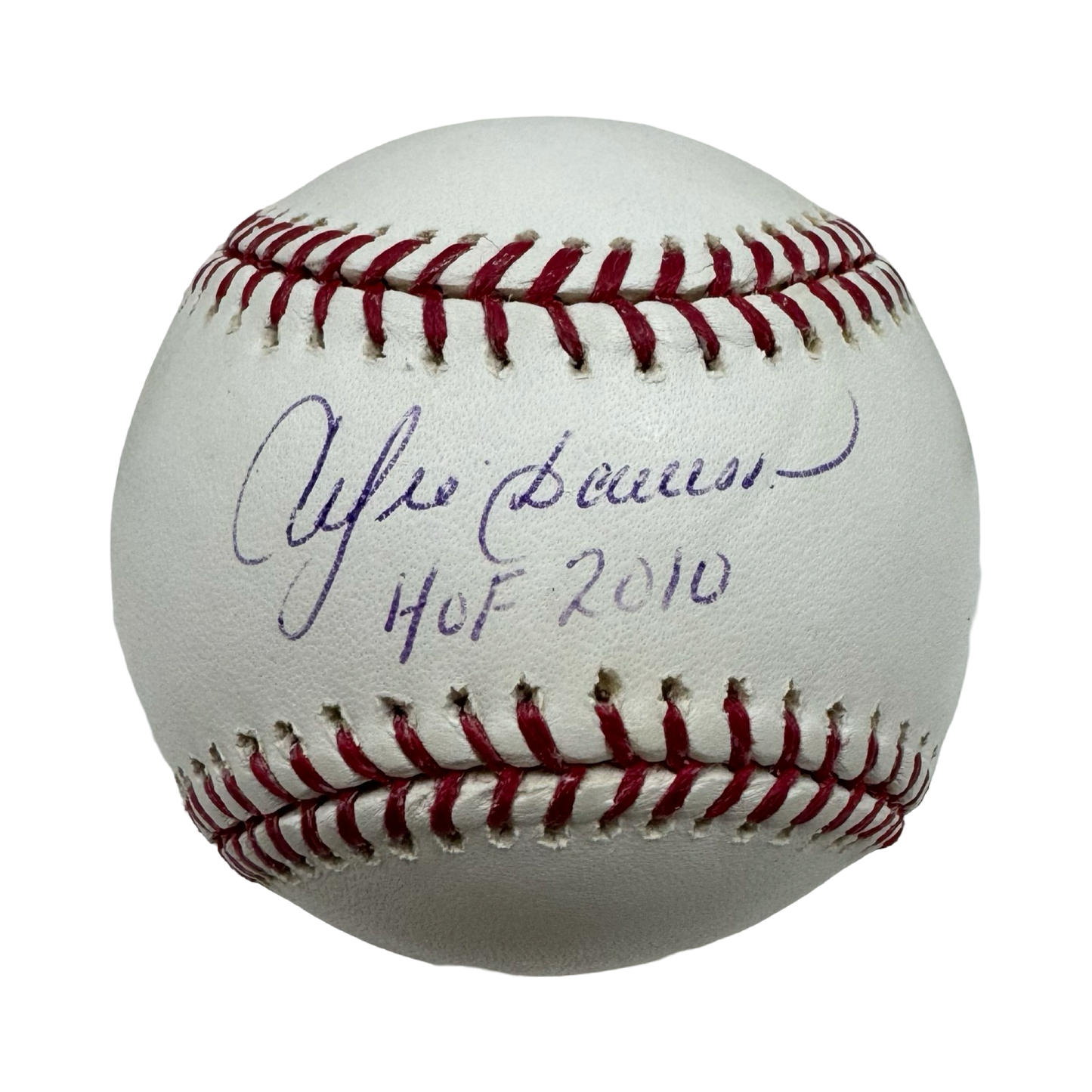 Andre Dawson Autographed OMLB “HOF 2010” Inscription JSA