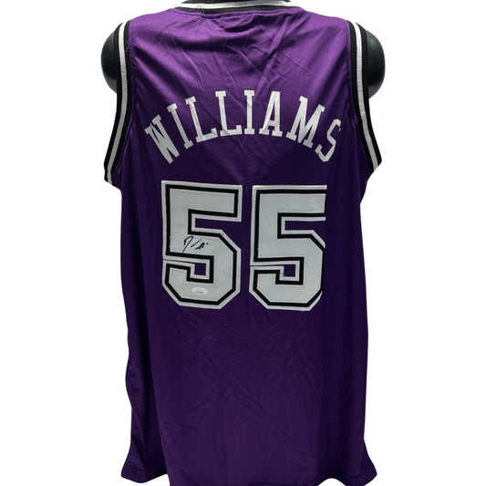 Jason Williams Autographed Sacramento Kings Purple Jersey JSA