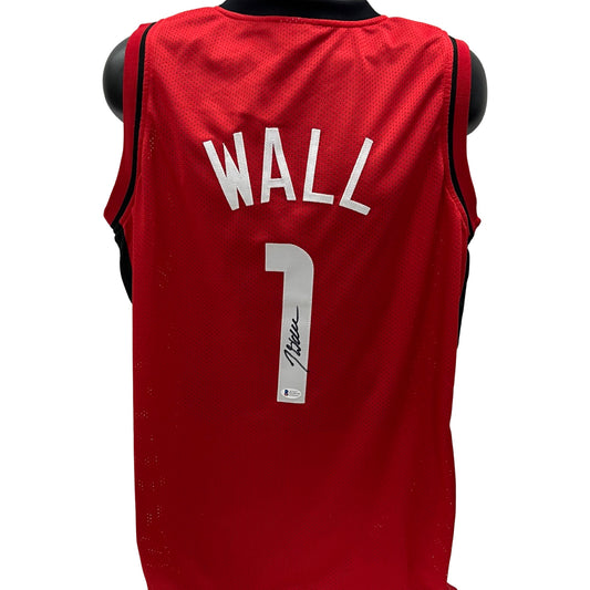 John Wall Autographed Houston Rockets Red/Black Jersey BAS