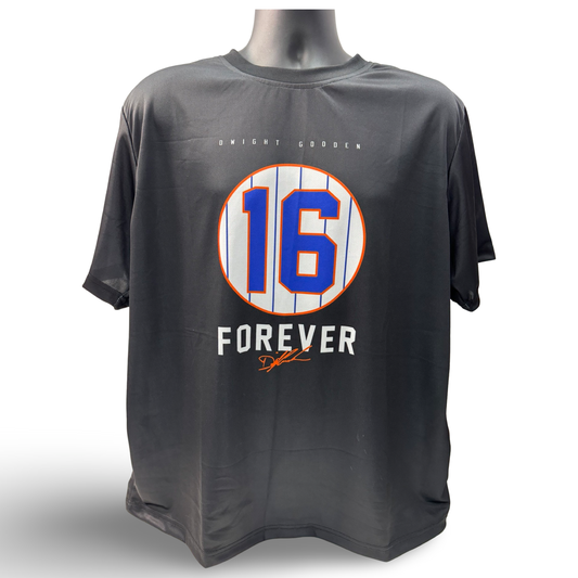 Doc Gooden #16 Forever Black T-Shirt