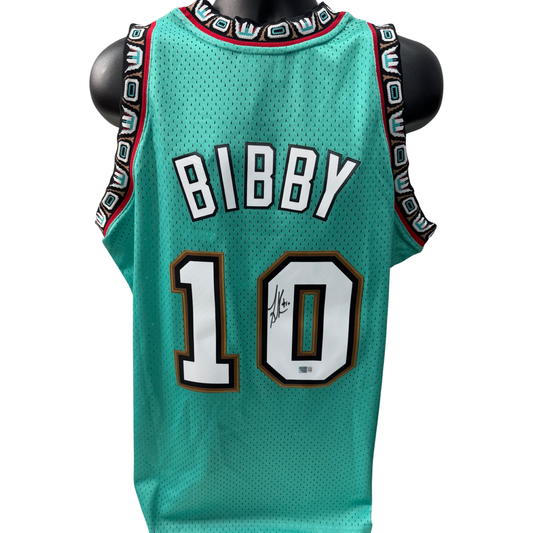 Mike Bibby Autographed Vancouver Grizzlies Teal 1998-99 Mitchell & Ness Swingman Jersey Steiner CX