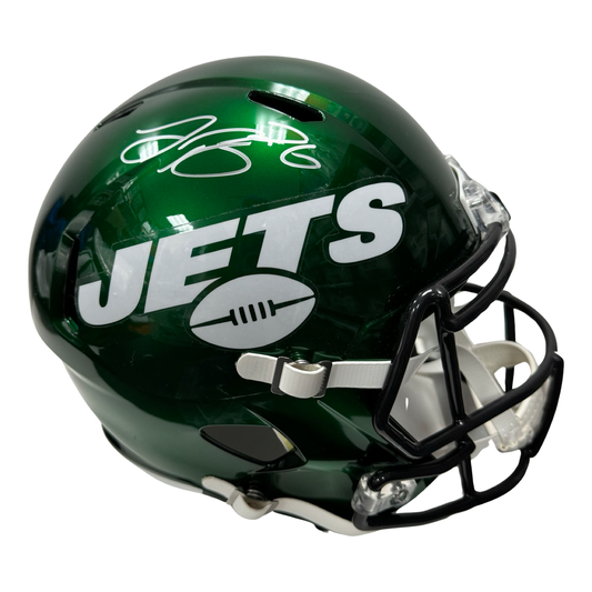 Leveon Bell Autographed New York Jets Speed Replica Helmet JSA